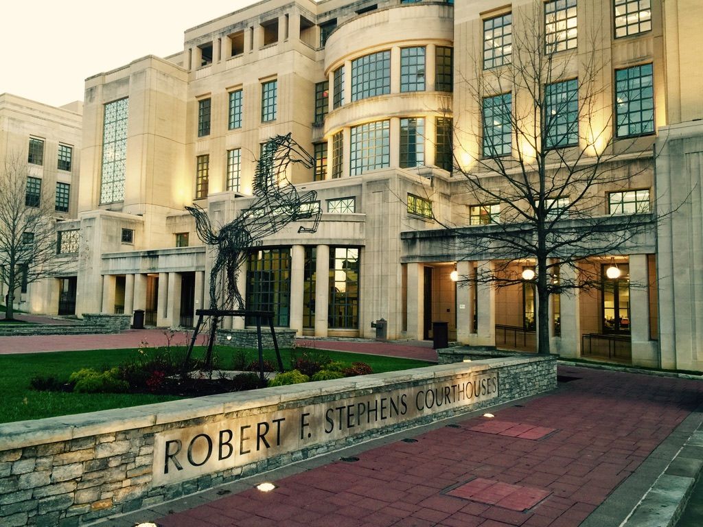 The Robert F. Stephens Courthouses in downtown Lexington